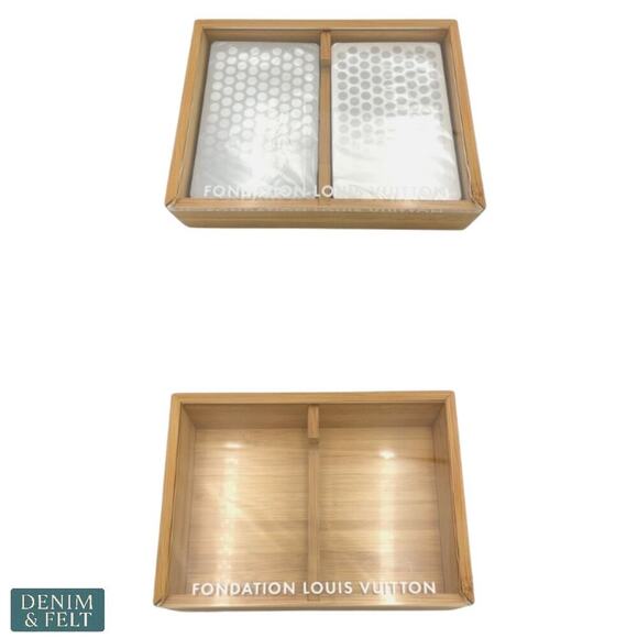 Louis Vuitton Fondation Silver Playing Cards Set in Wood Box – Sealed NEW RARE - Picture 2 of 13